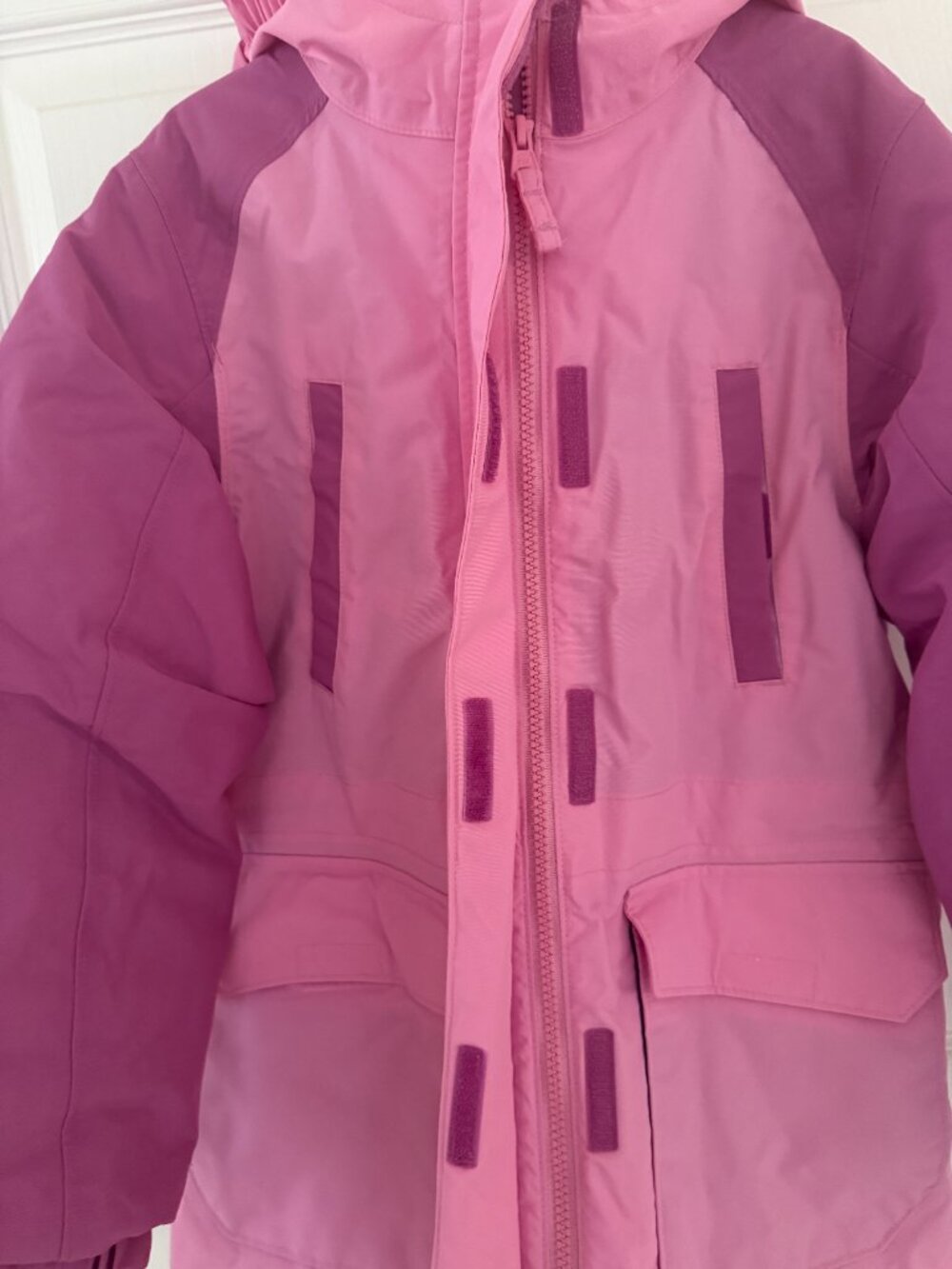 Pink Insulated Water Resistant Activity Grow-A-Long Jacket - size small (6/7) - Picture 2 of 8
